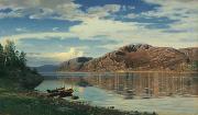 Amaldus Clarin Nielsen Fra Maurangerfjorden china oil painting artist